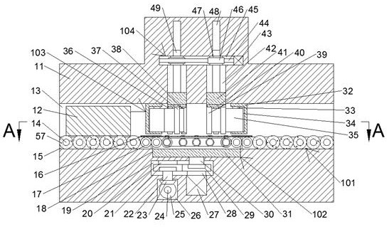 An automatic film winding machine for logistics transportation parcels