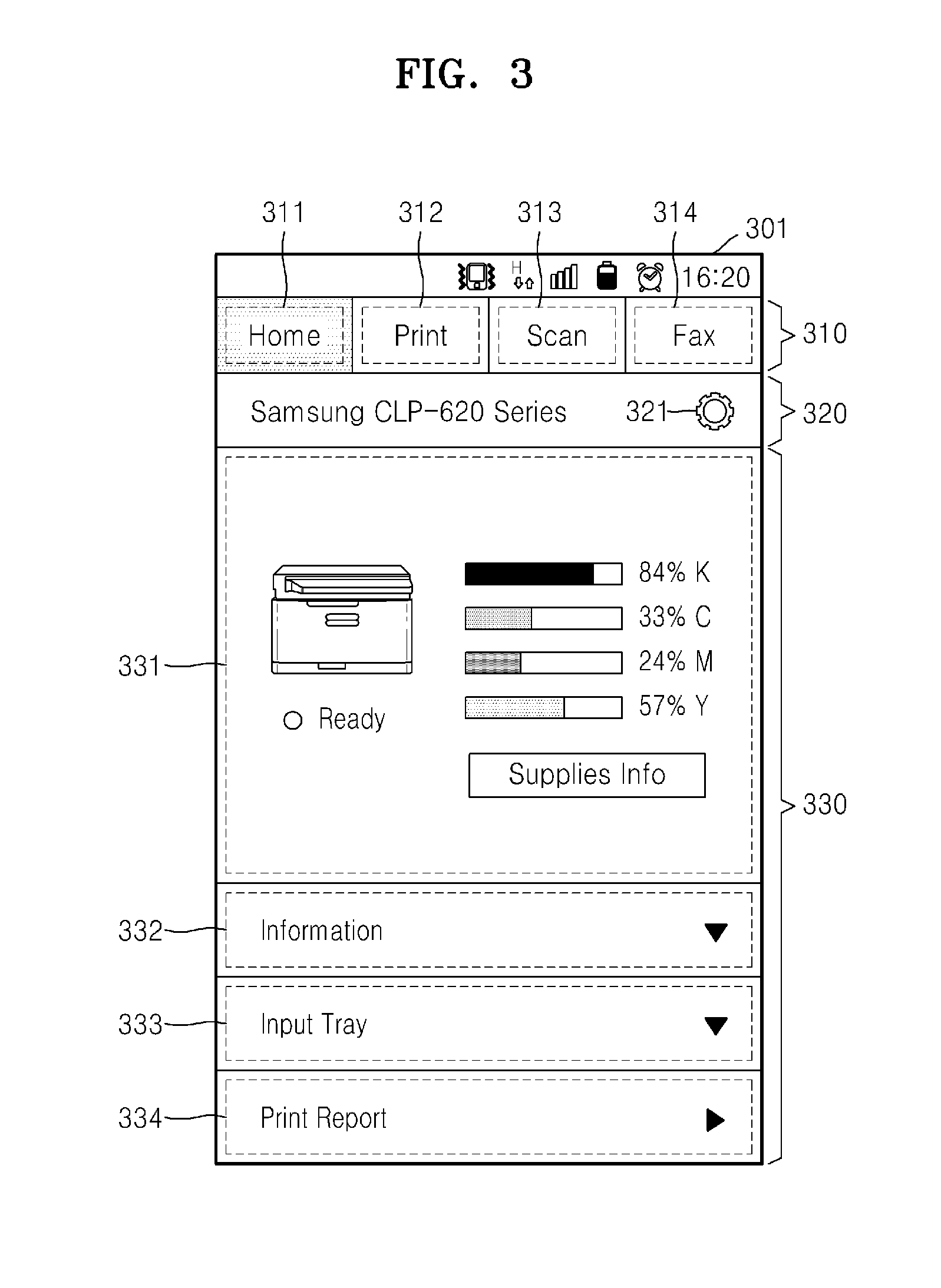 System and method of mobile printing using near field communication