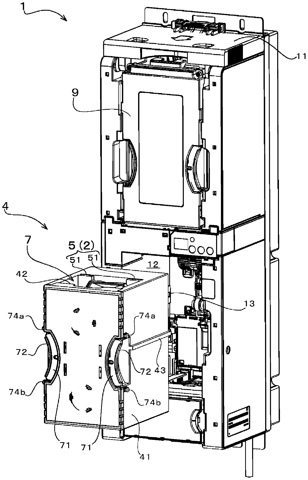 Banknote processing device