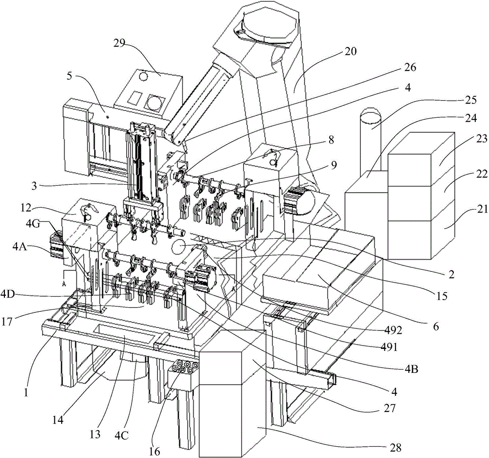 Rotary shaft welding fixture, workbench and rotary shaft automatic welding system