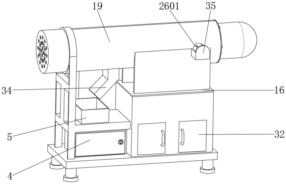 Grading peel grinding device for oat processing and oatmeal preparation method