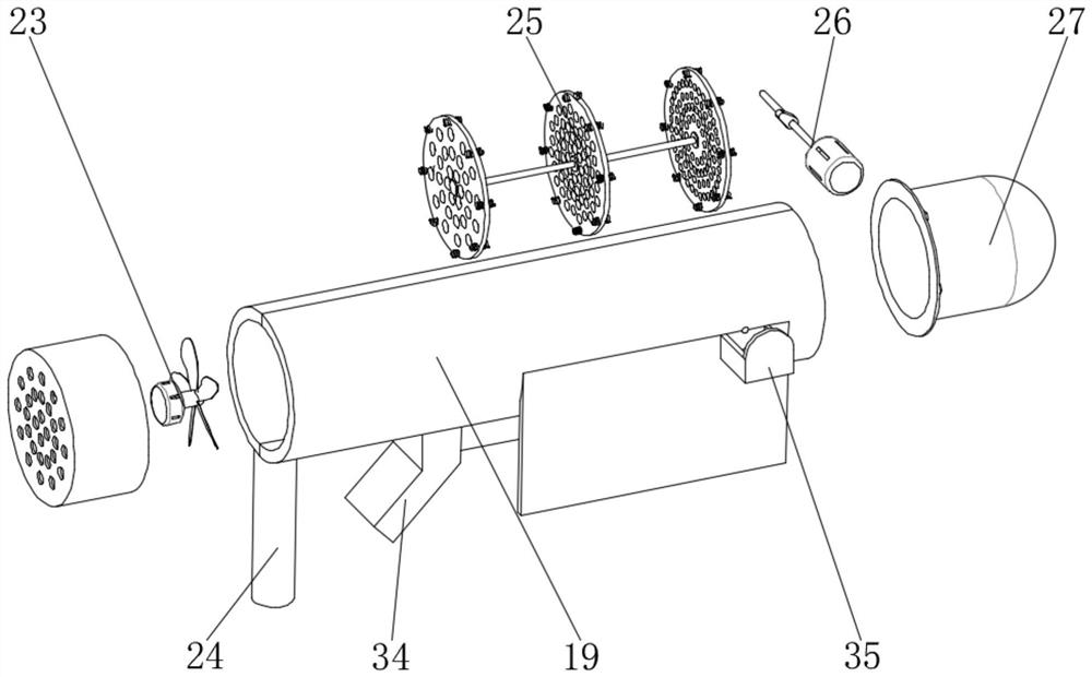 Grading peel grinding device for oat processing and oatmeal preparation method