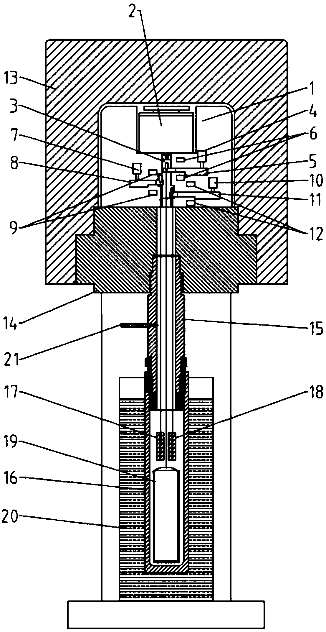 Weight method-based high-temperature and high-pressure isothermal adsorption measurement device and method