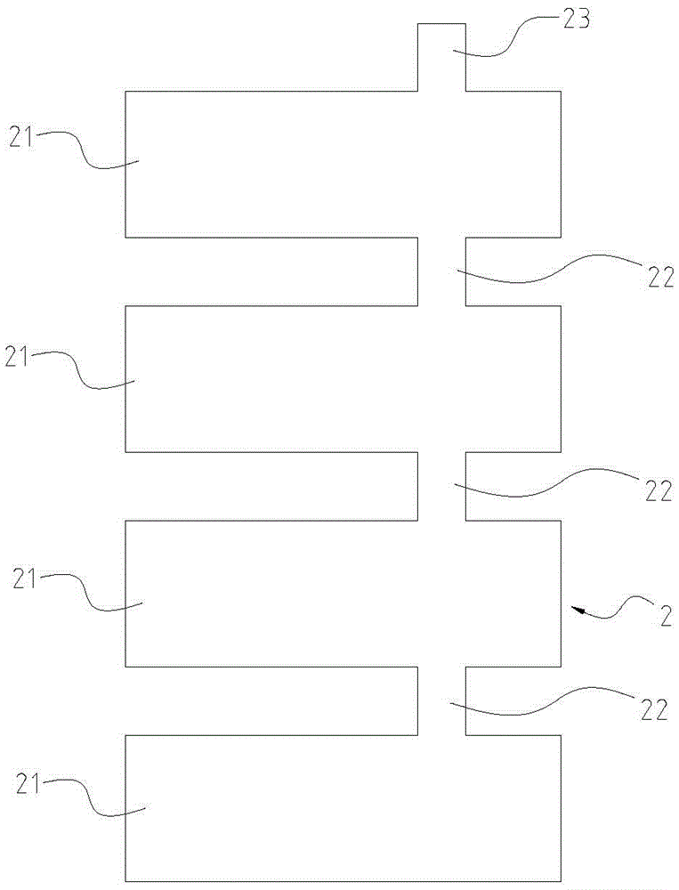 Laminated flexible battery and preparation method thereof