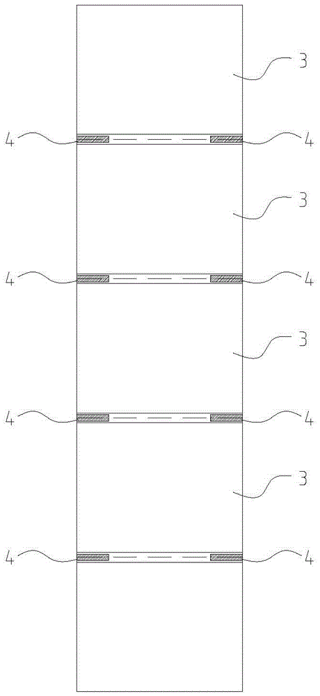 Laminated flexible battery and preparation method thereof