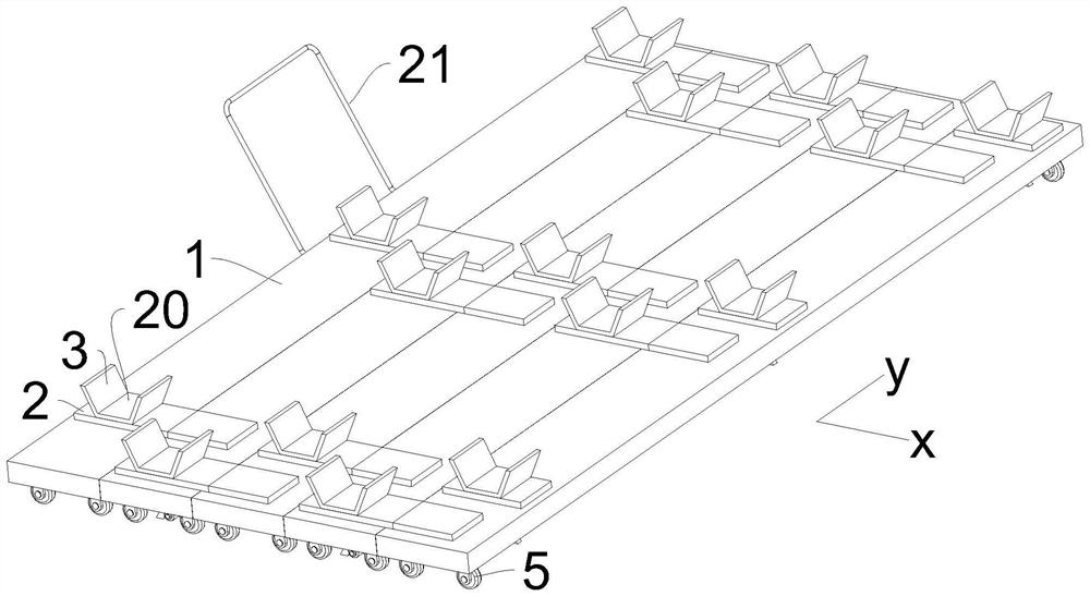 A storage device for steel mesh composite pipe