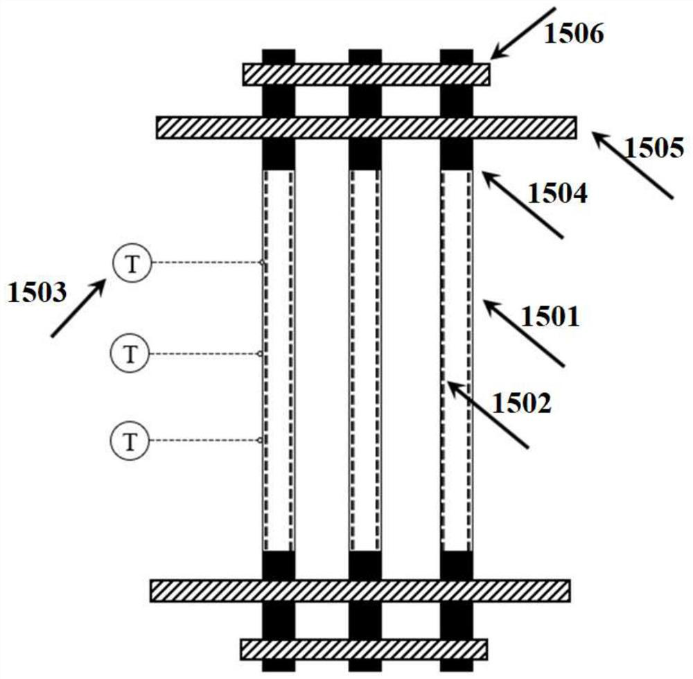 Visual experiment device and method suitable for rod bundle channel flow boiling heat transfer