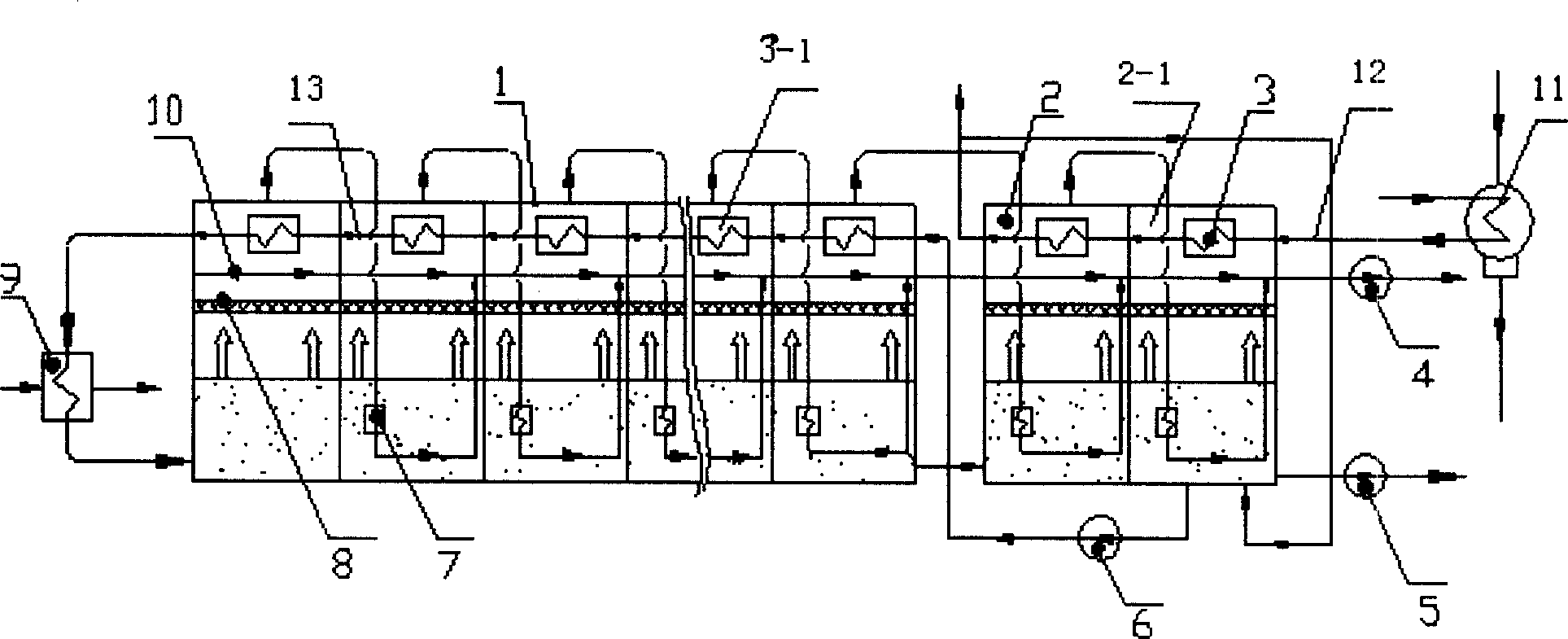 Apparatus for heat recoverin multigrade flash desalting of sea water