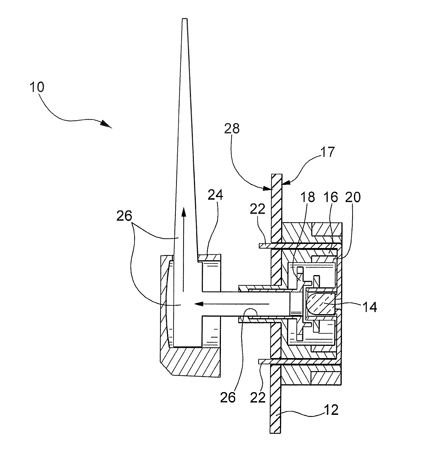 Rear mount shaftless motor and lighting system