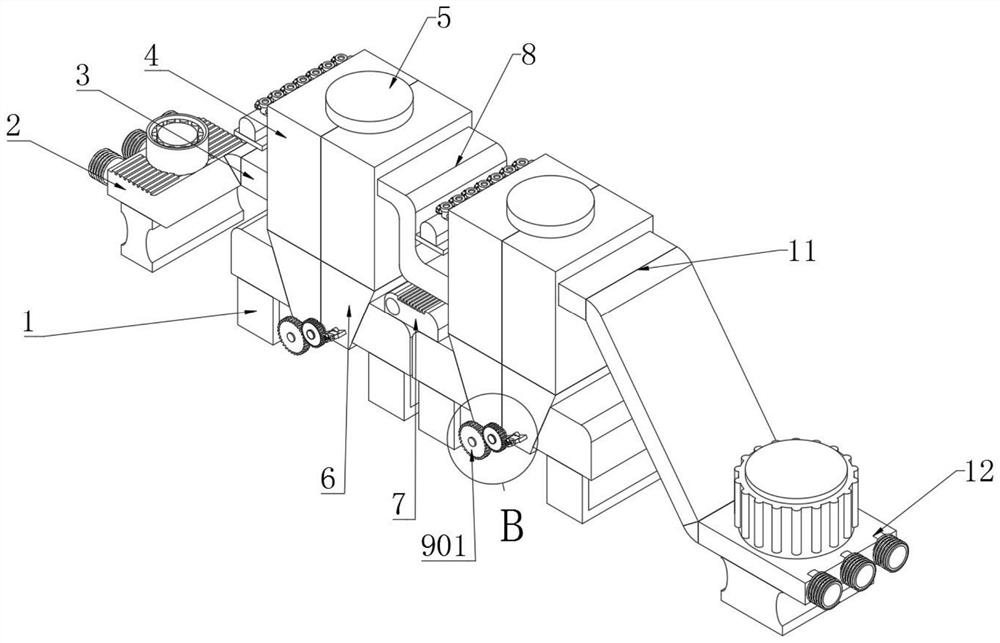 Multi-stroke anti-dust pulse bag type dust removal equipment