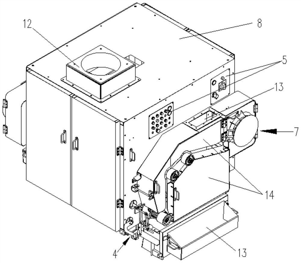 High-speed glass fiber chopping machine