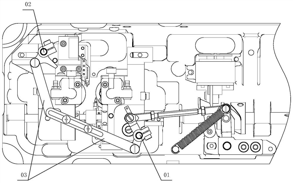 A kind of sewing machine and thread trimming mechanism thereof