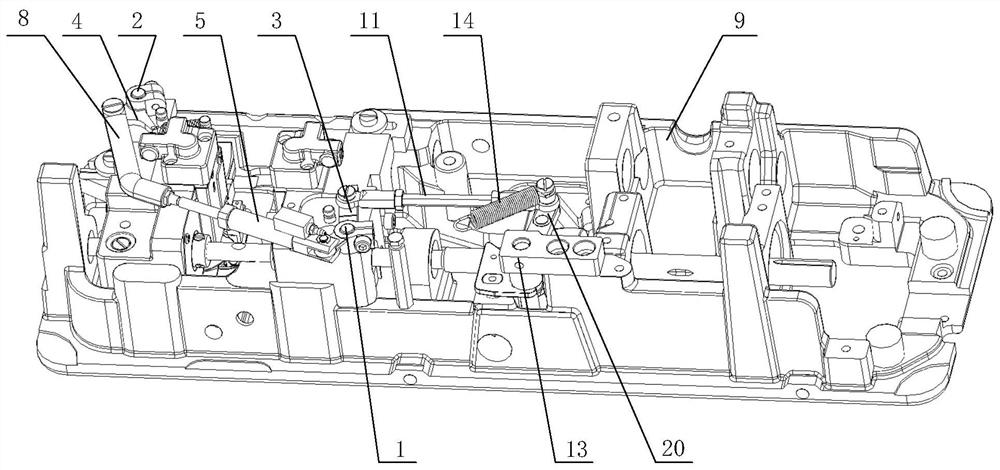 A kind of sewing machine and thread trimming mechanism thereof