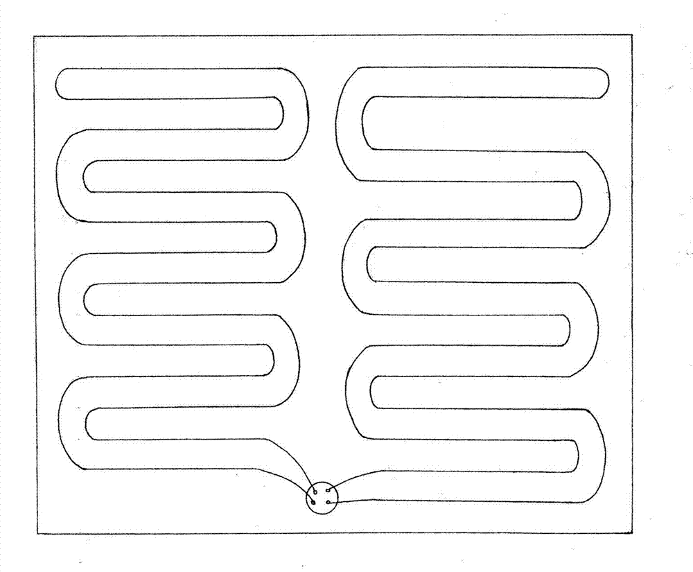 Device for automatically producing electric blanket