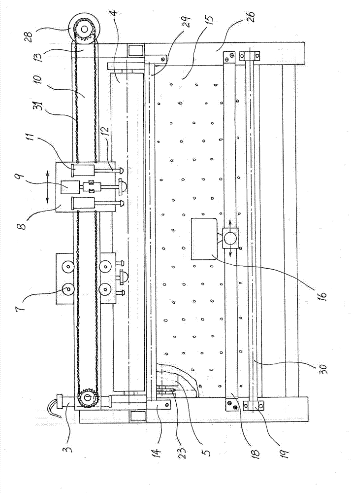 Device for automatically producing electric blanket