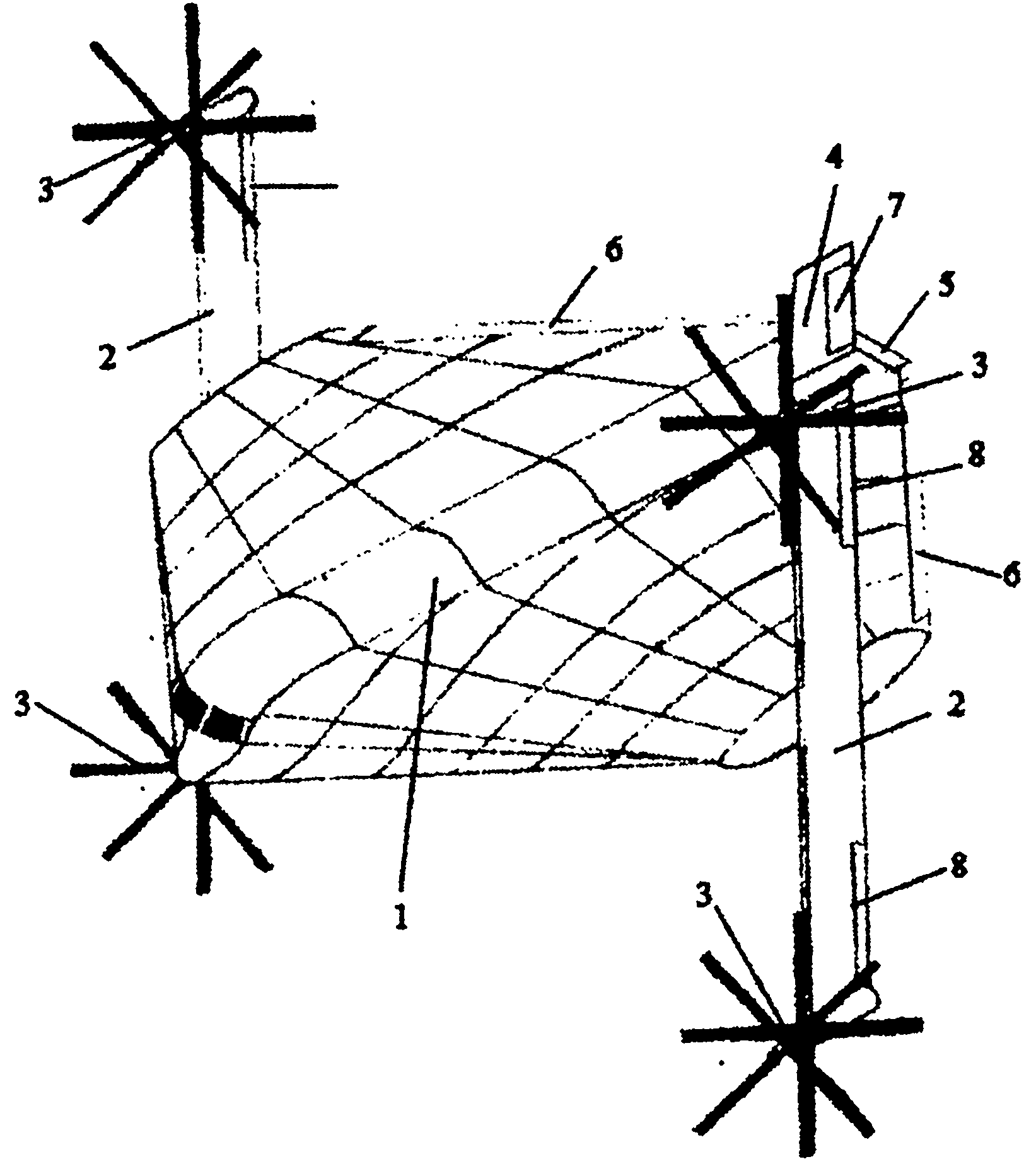 Structure of vertical take-off and landing rotor aircraft