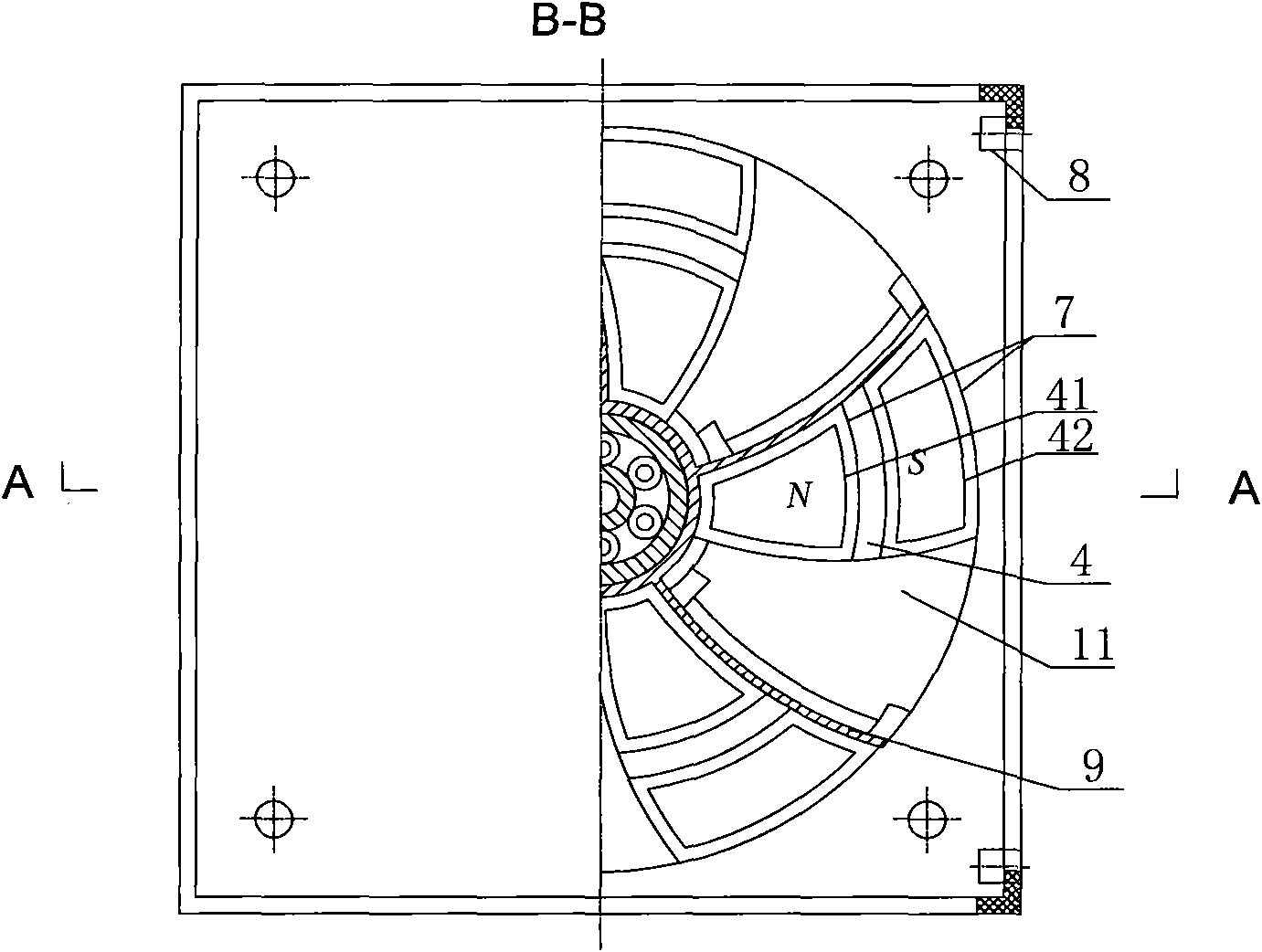 Wind generator all-in-one machine