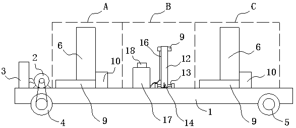 Circular tube polishing and painting device