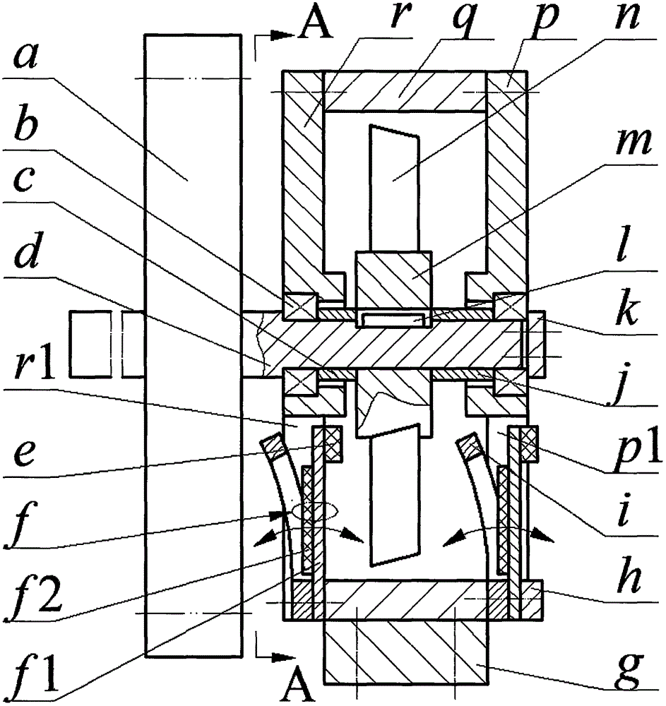 Vortex-excitation piezoelectric energy harvester for monitoring wind power gear box