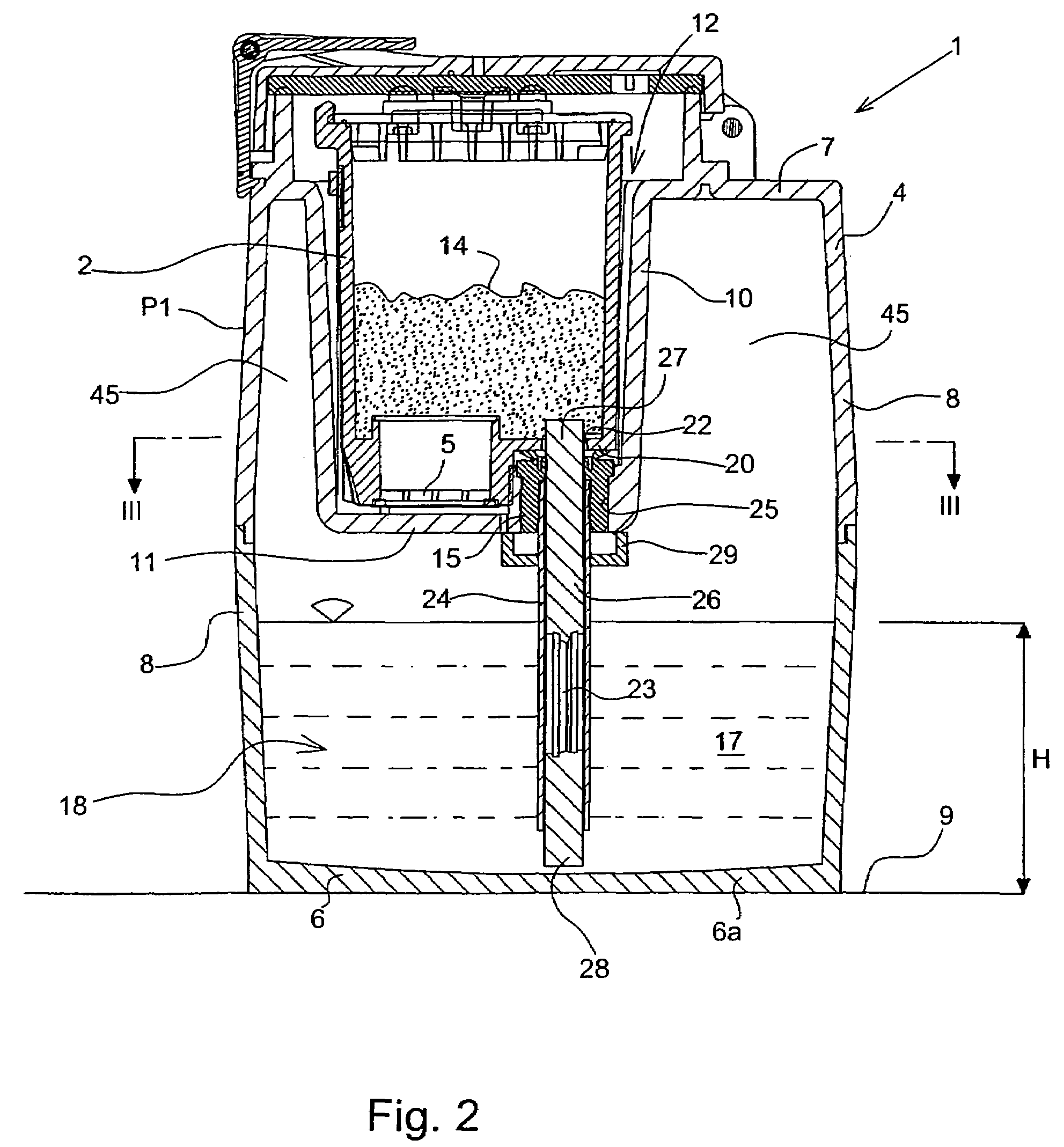 Storage and ink refilling station for a cartridge of a printhead