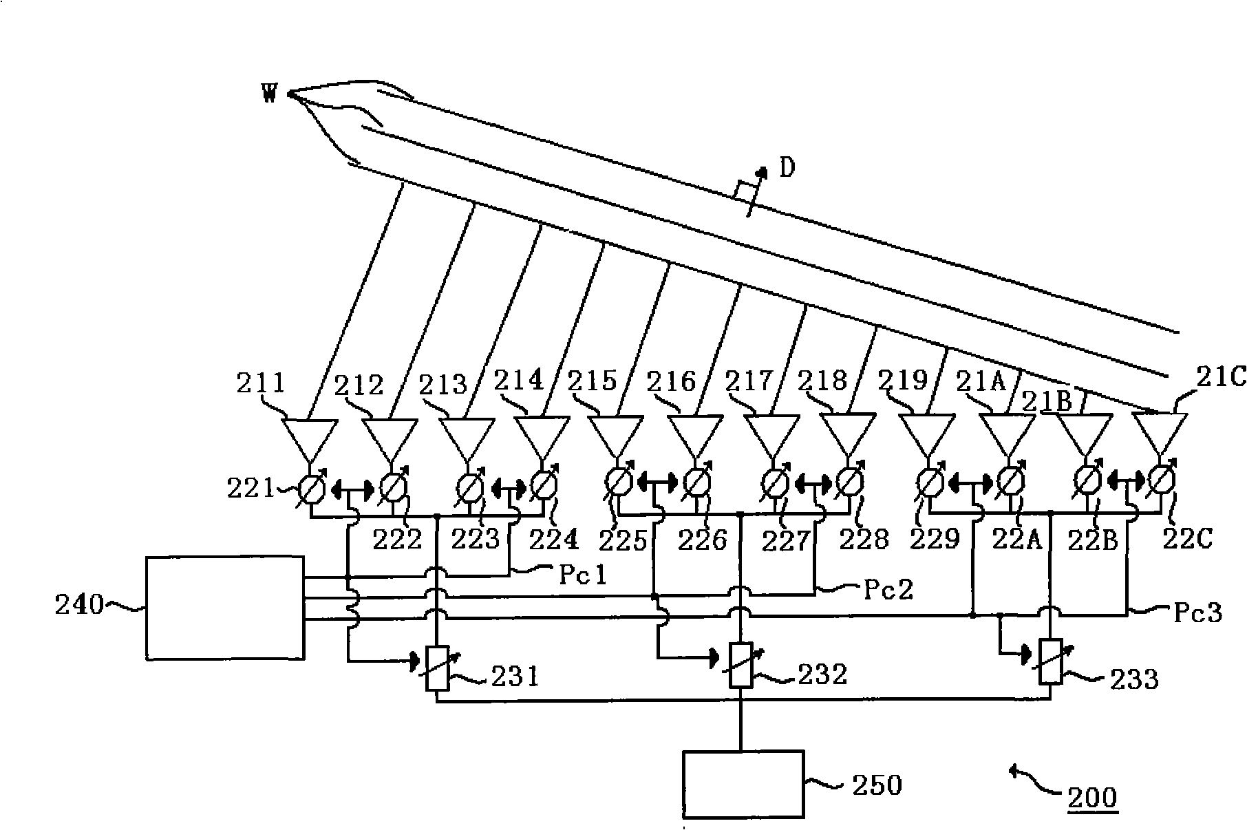 Gallium arsenide monolithic integrated numerical-control real time delay circuit