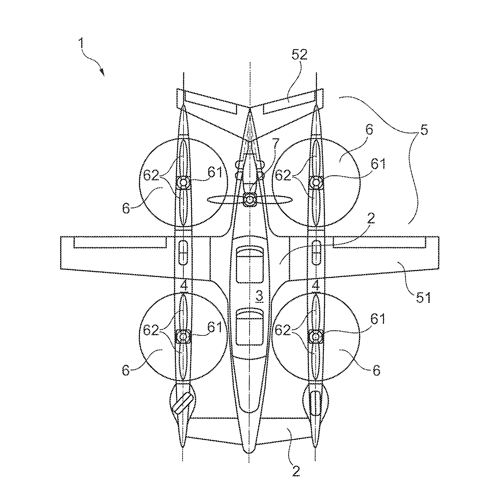 Aircraft capable of vertical takeoff