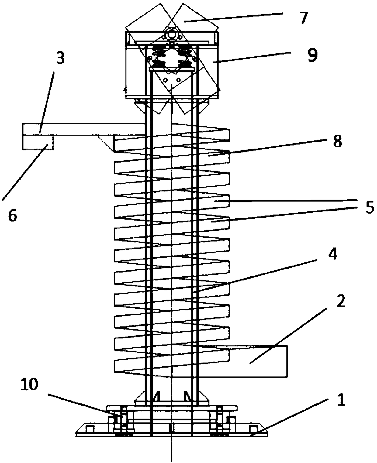 Spiral feeding machine