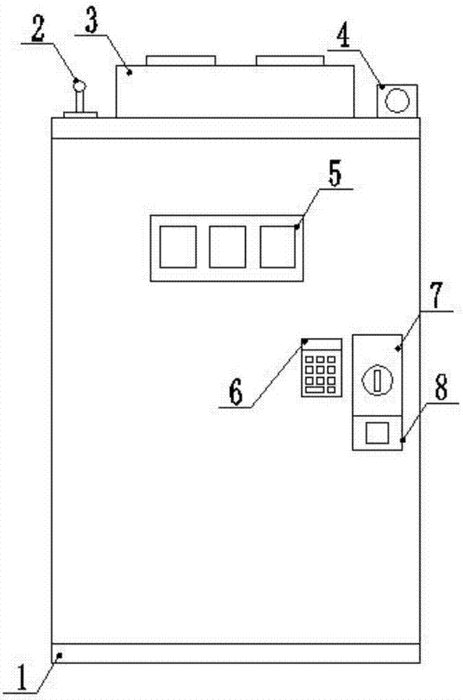 Intelligent high/low-voltage switch cabinet capable of realizing remote monitoring