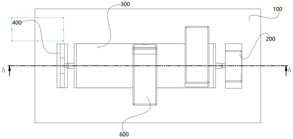 Double-layer oil tank rotary welding mechanism