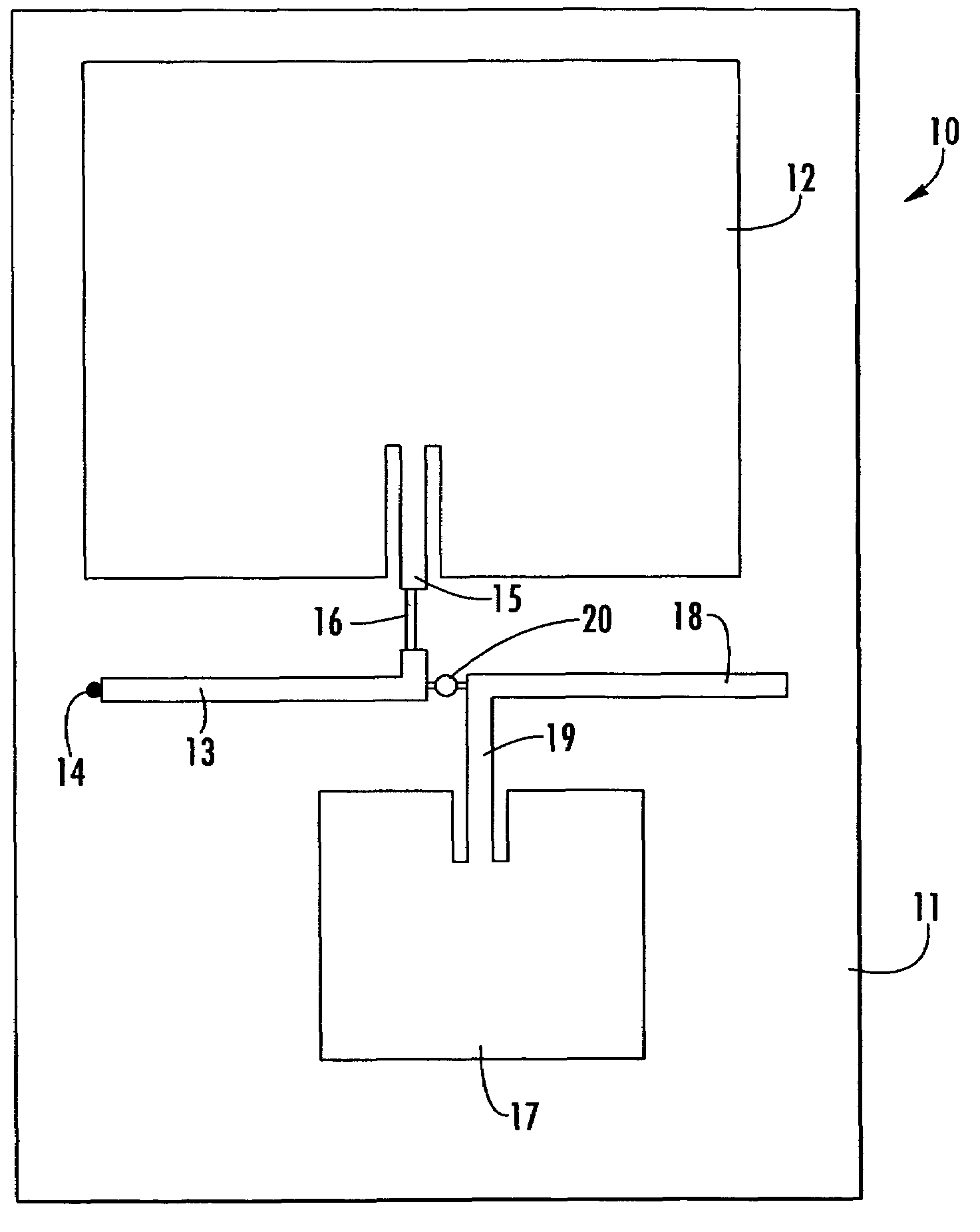 Harmonic wireless transponder sensor and method