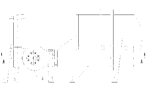 Horizontal wheel rail gnawing preventing device for two-force rod system