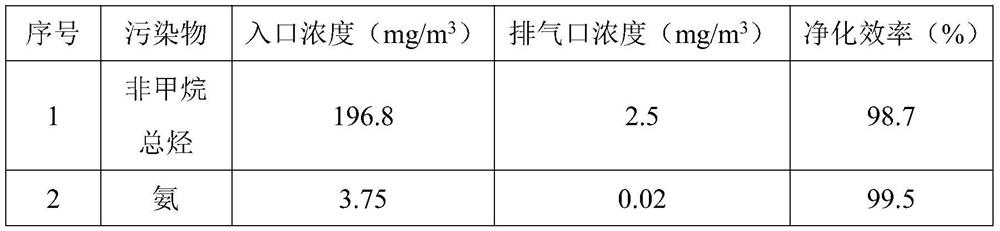 Industrial volatile organic waste gas treatment system