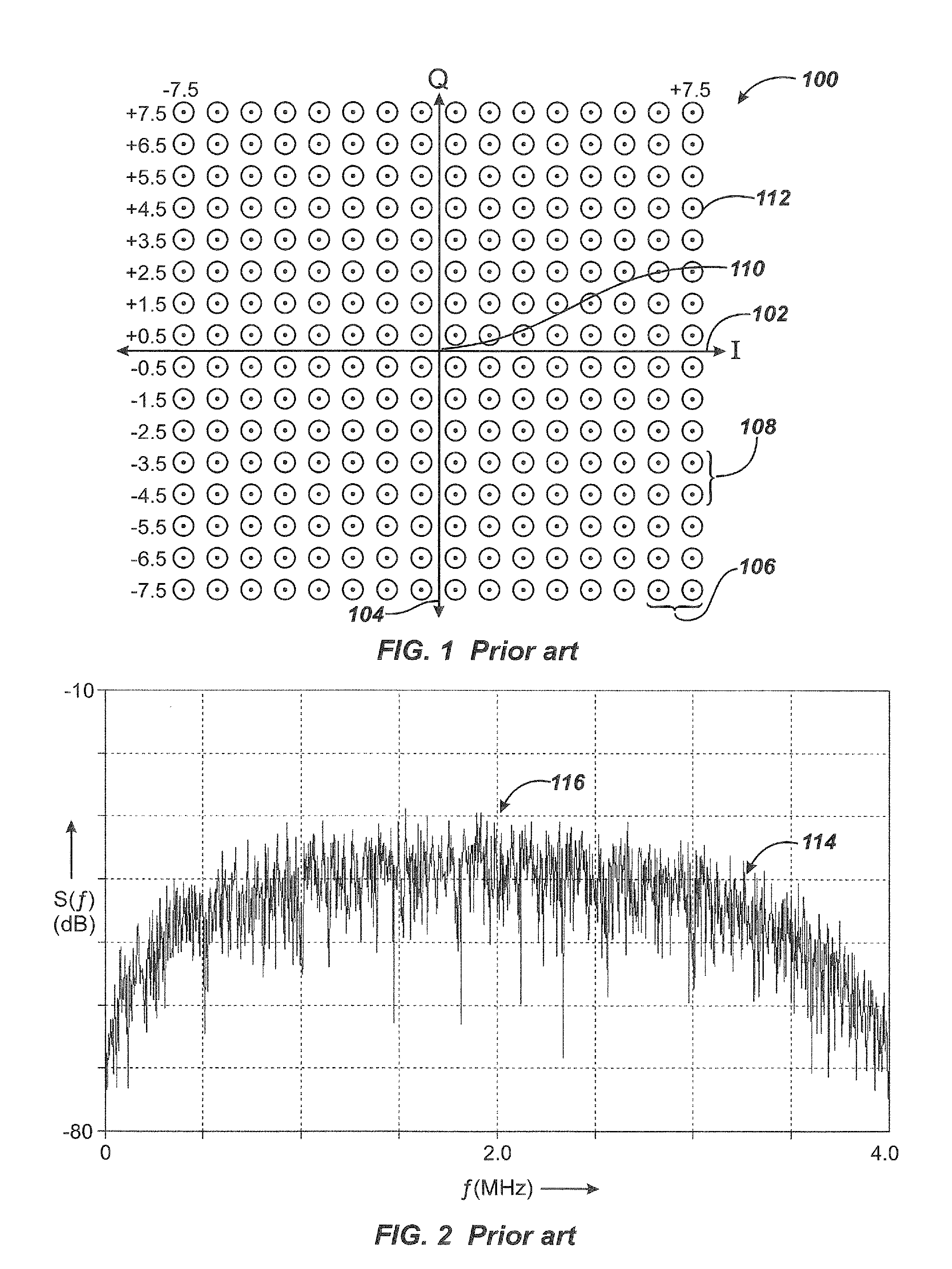 Method and apparatus for high-speed data transfer employing self-synchronizing quadrature amplitude modulation