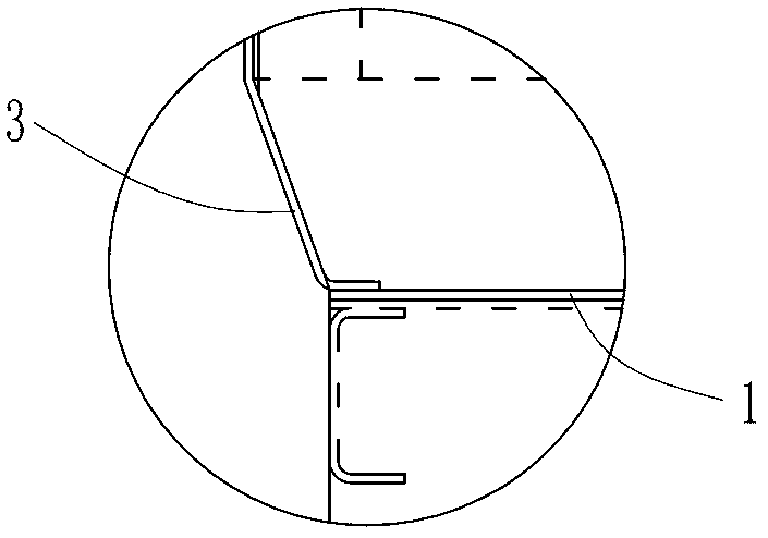 Railway wagon compartment suitable for small limitation bound