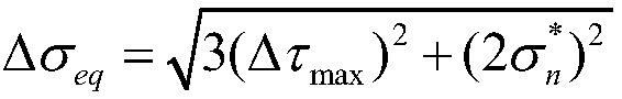 Fatigue short crack propagation life prediction method under multi-axis variable amplitude loading