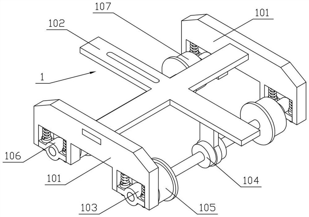 Rail transport multi-purpose telescopic wagon