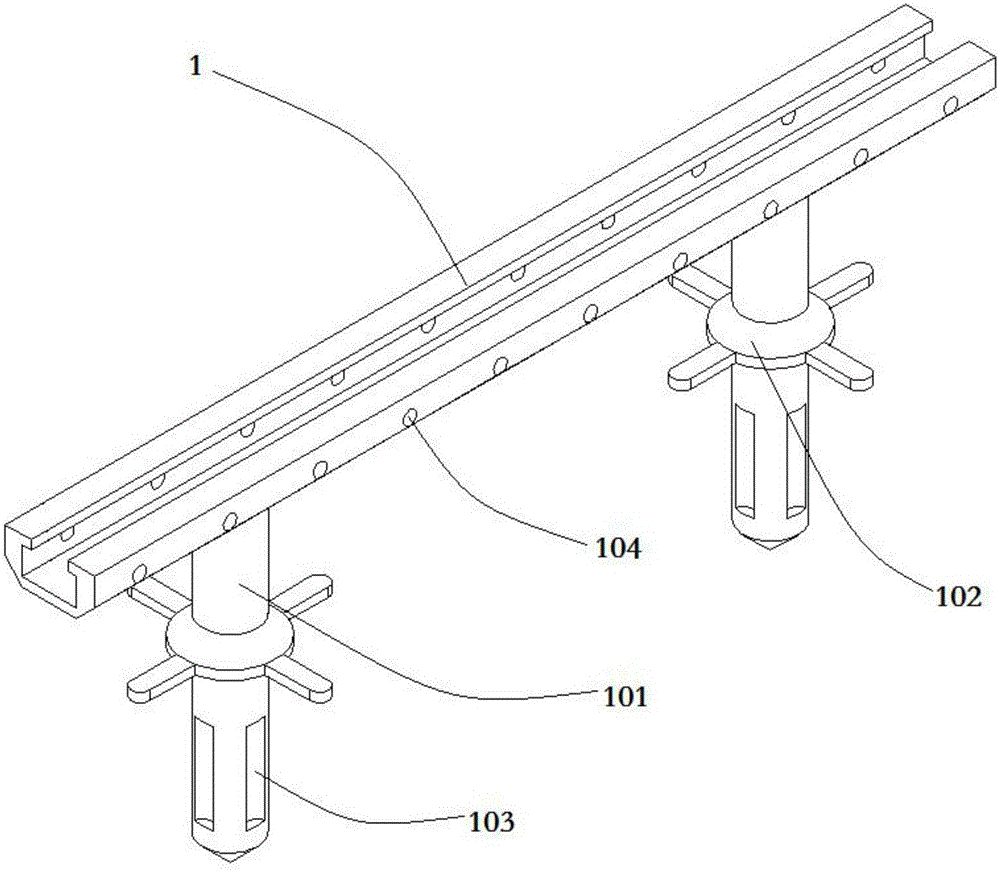 Support device for corrugated pipe protection