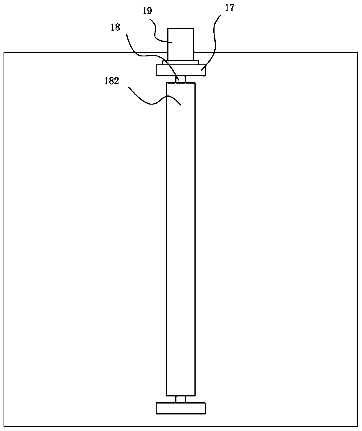 Automatic rotating mechanism for chemical metal cylinder