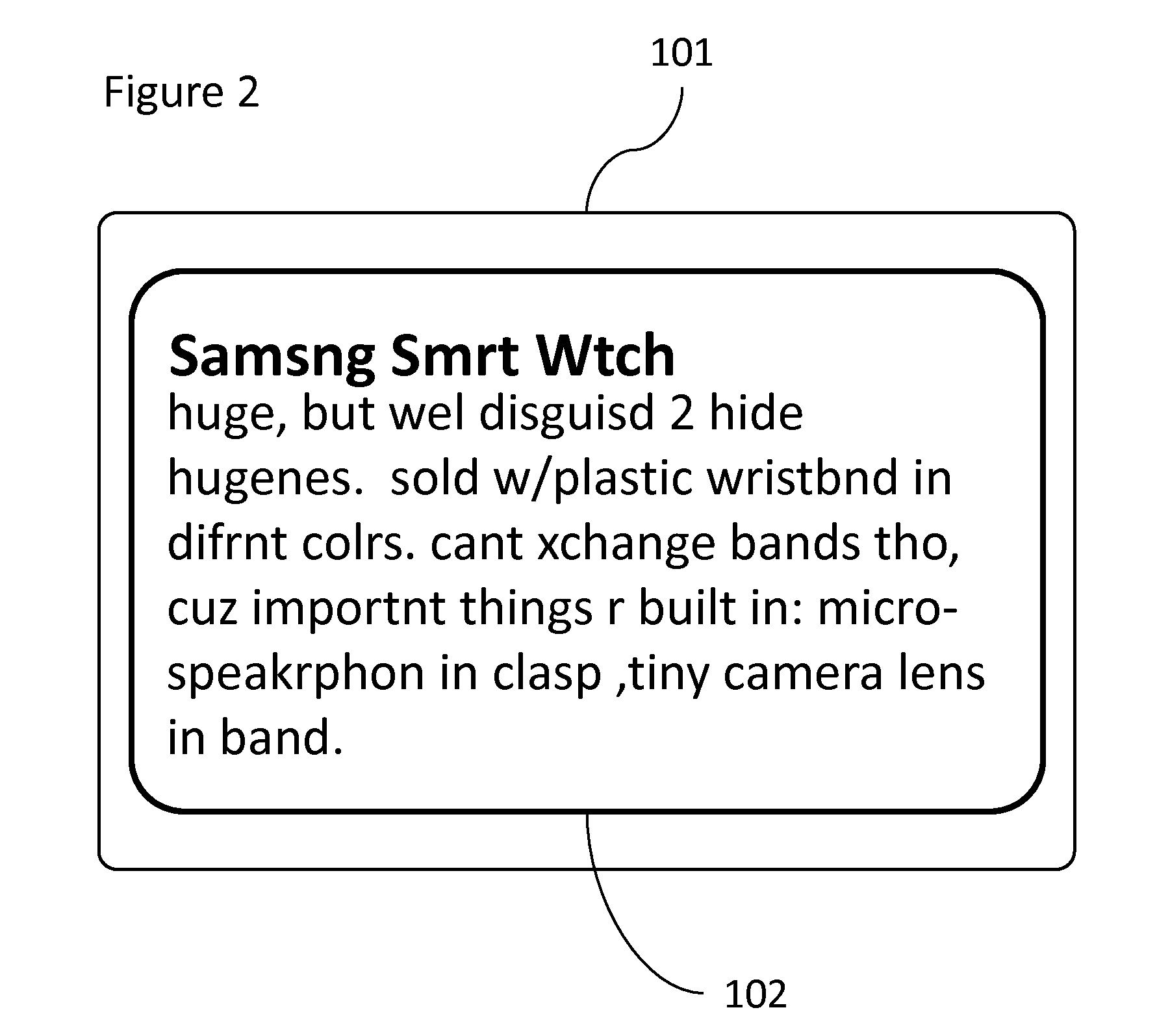 Ergonomic micro user interface display and editing