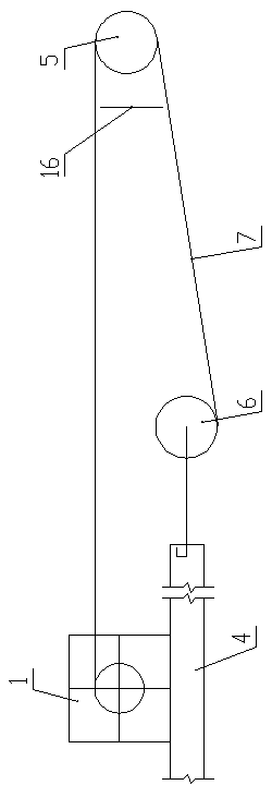 Reverse dragging device for construction of dragging large-span steel braced girder