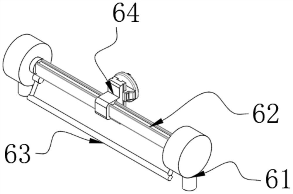 Segmented cutting device for building waterproof material production