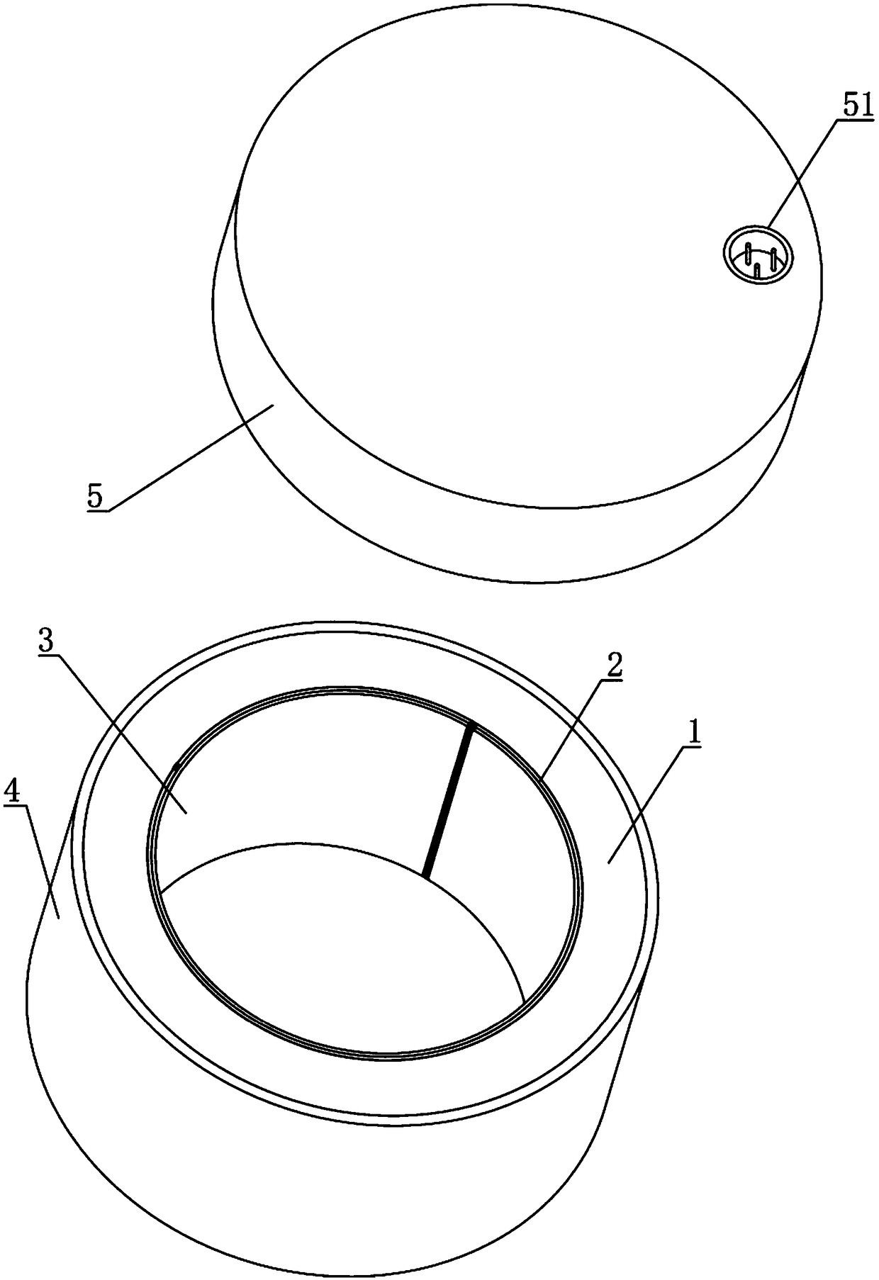 A transducer unit of an ultrasonic transducer