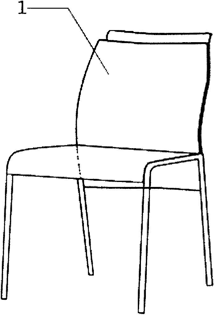 Chair integrated with hanging system