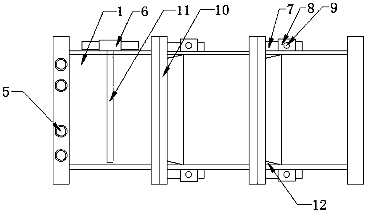 Multi-section split type easy-to-split extrusion die for aluminum profiles