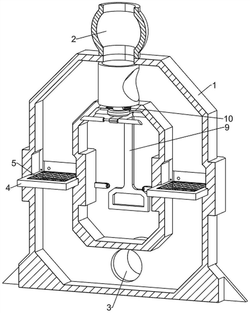 Bleaching and dyeing wastewater collecting and separating device