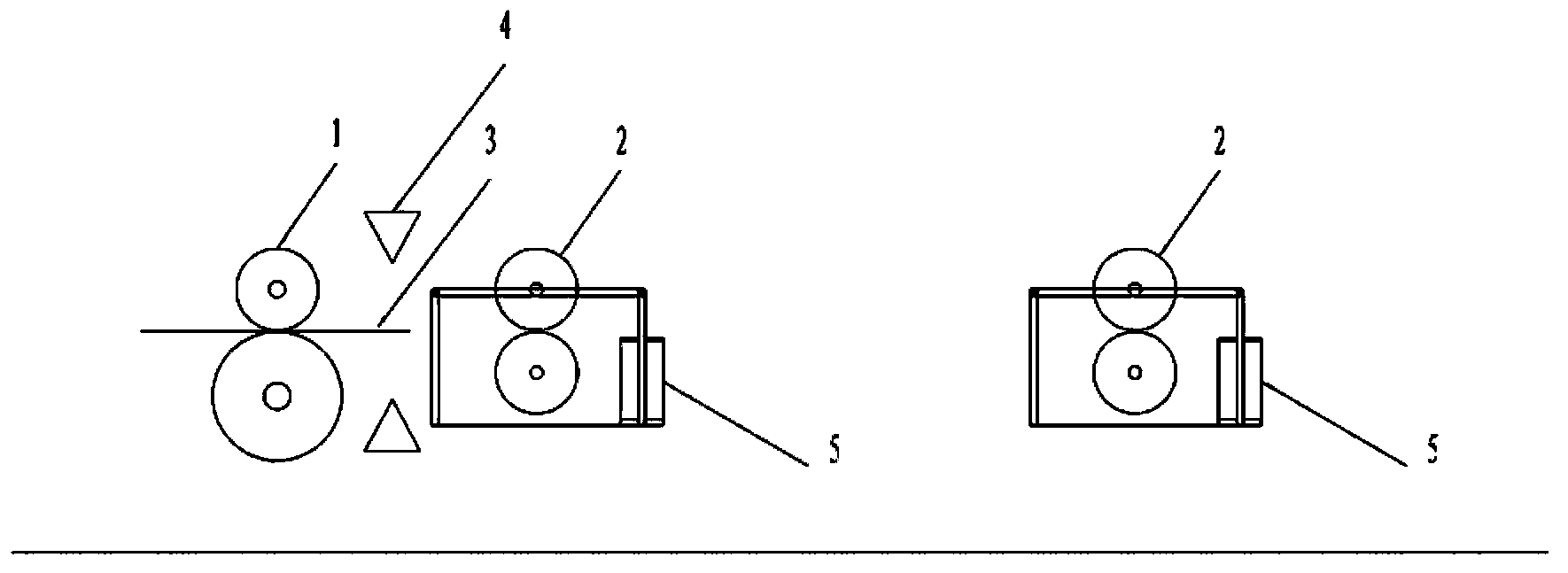 Automatic control device of drying roller