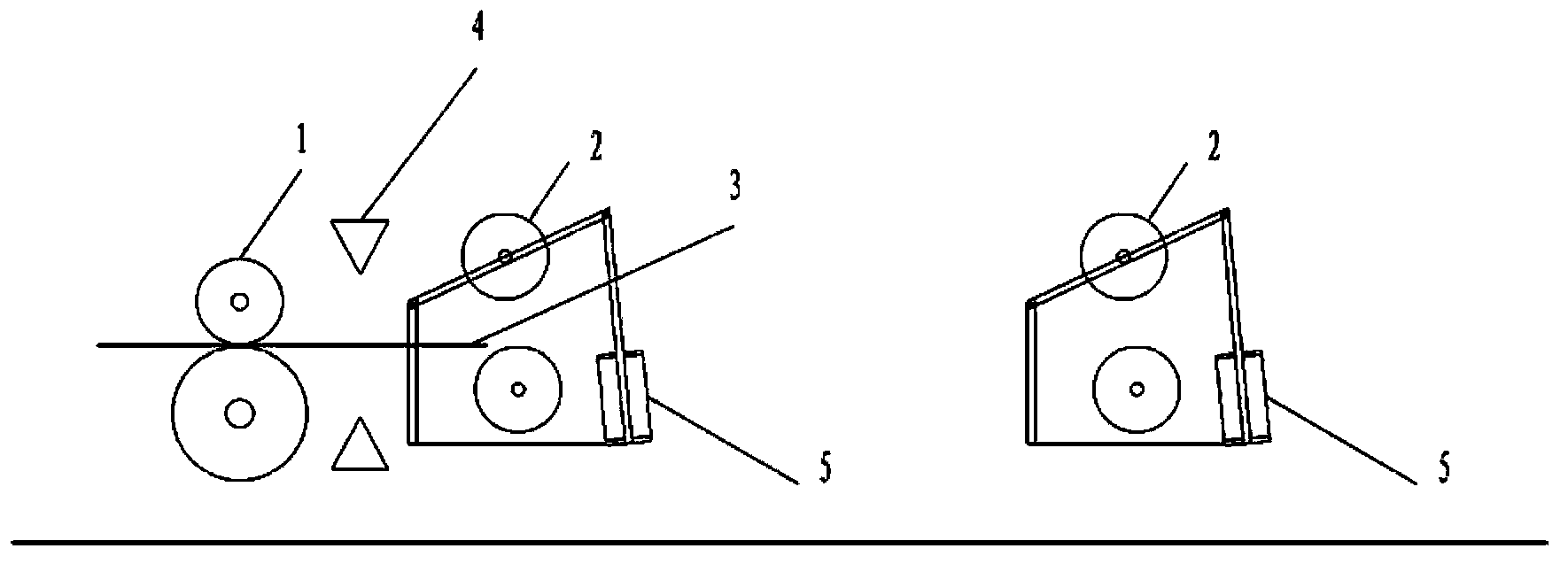 Automatic control device of drying roller