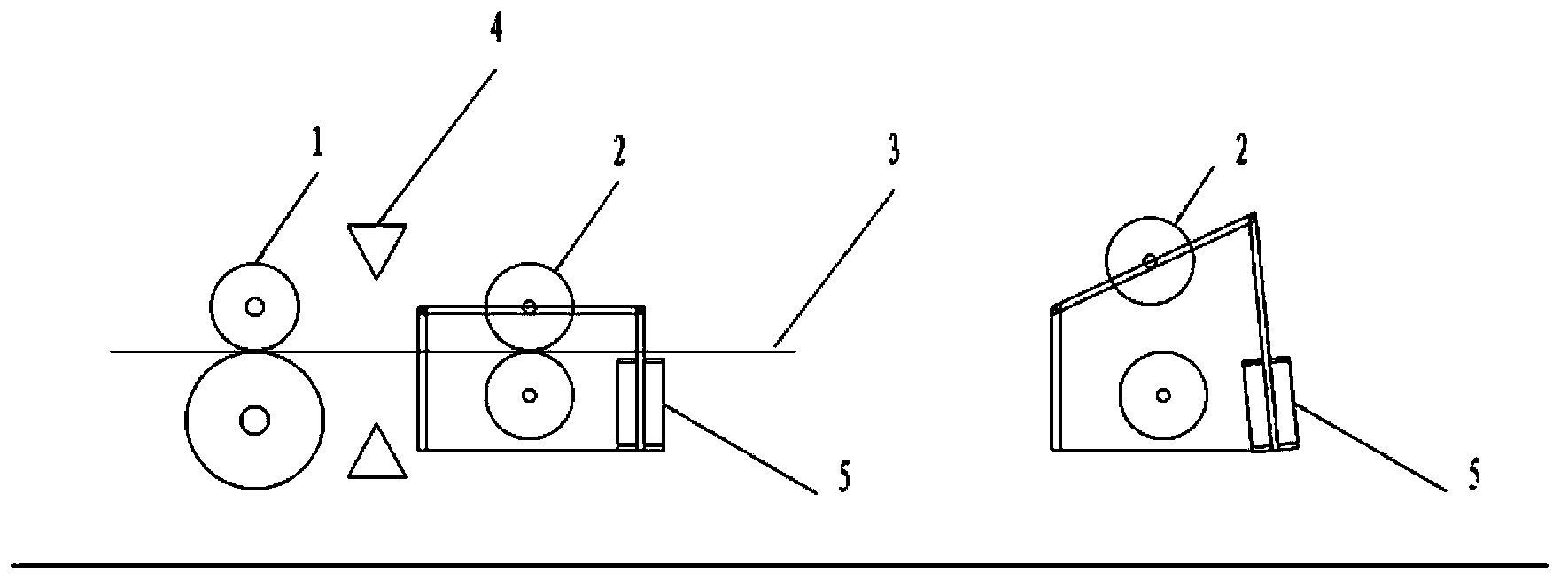 Automatic control device of drying roller