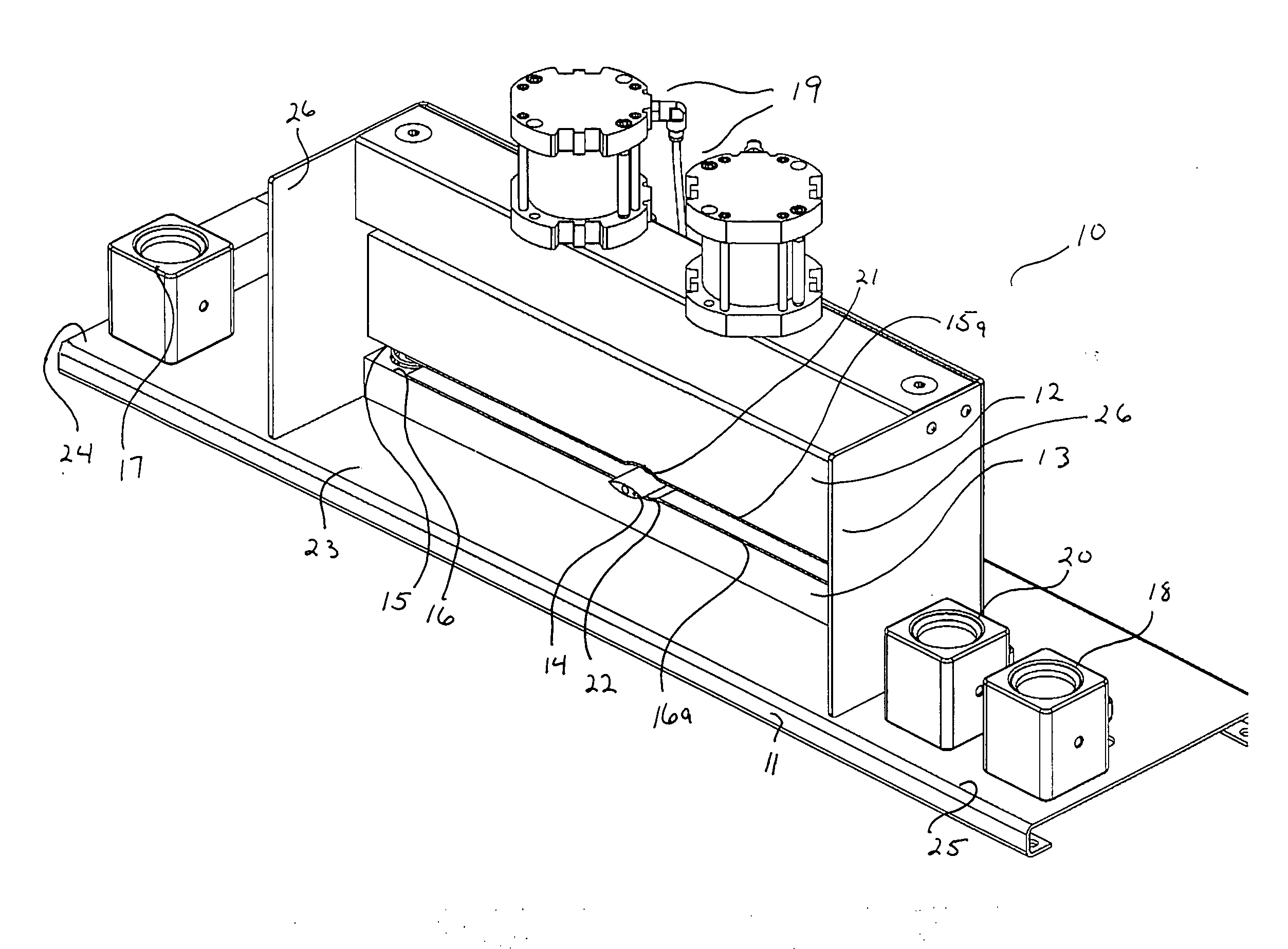 Open package test fixture