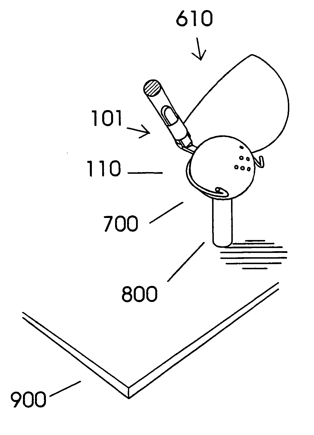 Ball pick-up and tee-up aid